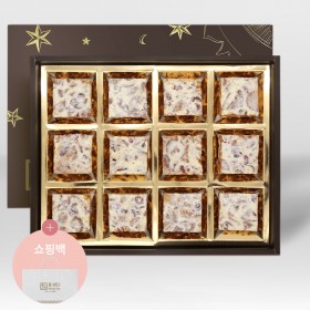 클래식 쫀득쿠키 흑당 12p
